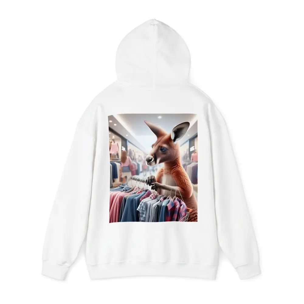 Kangaroo Shopping For Clothes In Mall – Hoodies