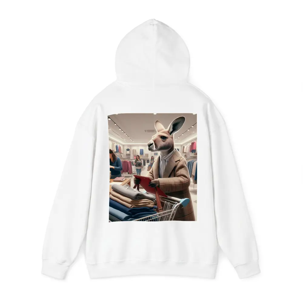 Kangaroo Shopping in Clothing Store – Hoodies