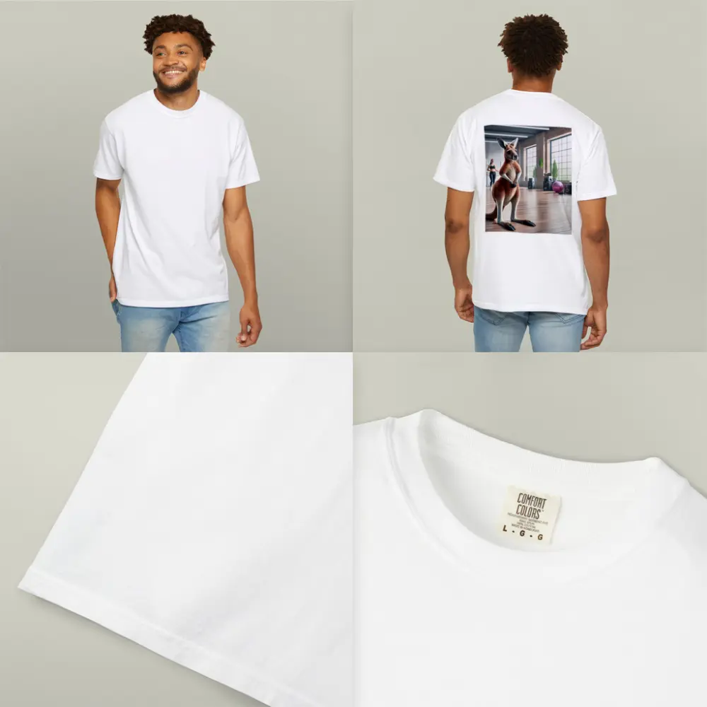 Kangaroo Standing In Dance Fitness Studio – T-Shirts