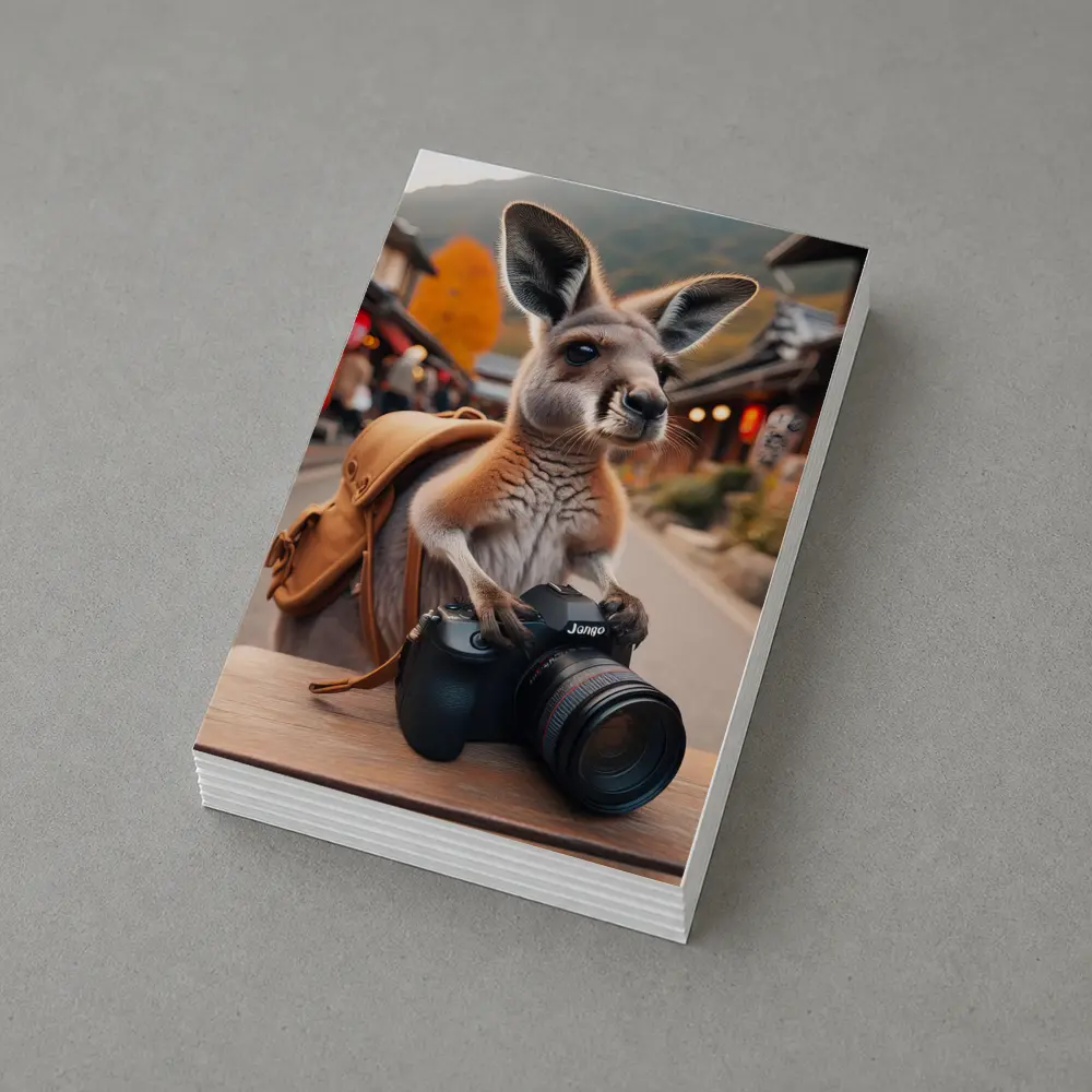 Kangaroo Tourist With Camera In Japan – Postcards