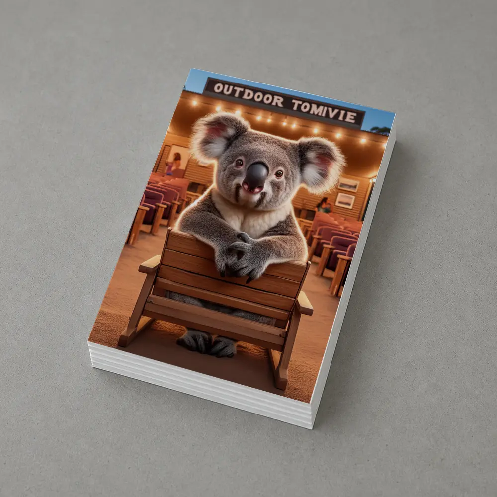 Koala Sitting at Outdoor Movie Theater – Postcards