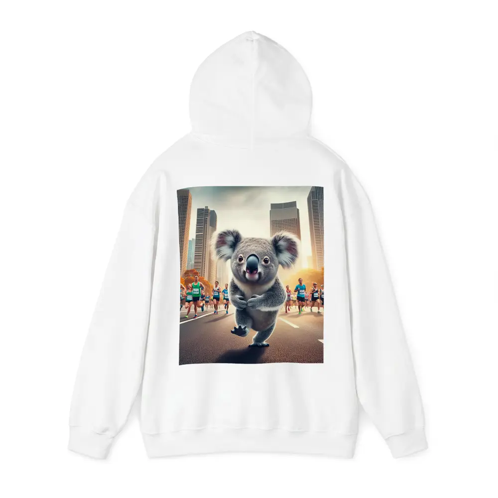 Koala Running City Marathon Race Art – Hoodies
