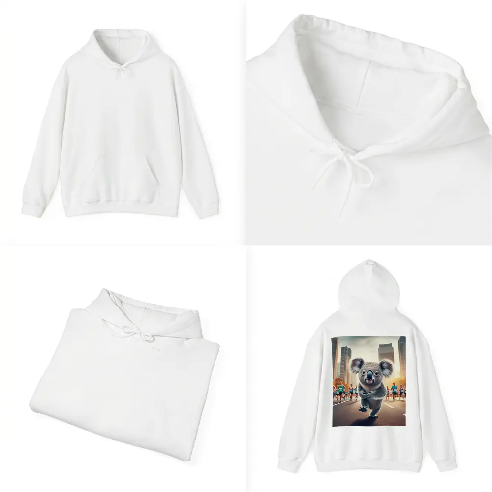 Koala Running City Marathon Race Art – Hoodies