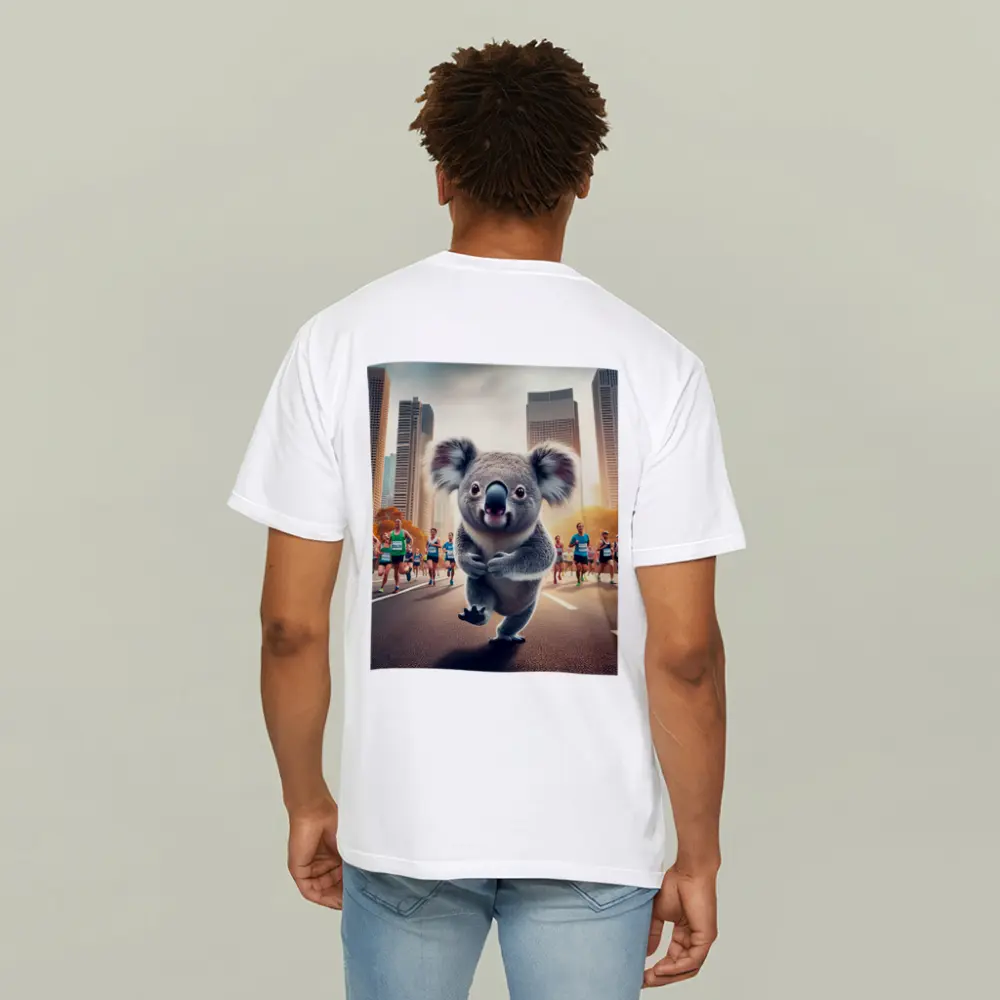 Koala Running City Marathon Race Art – T-Shirts