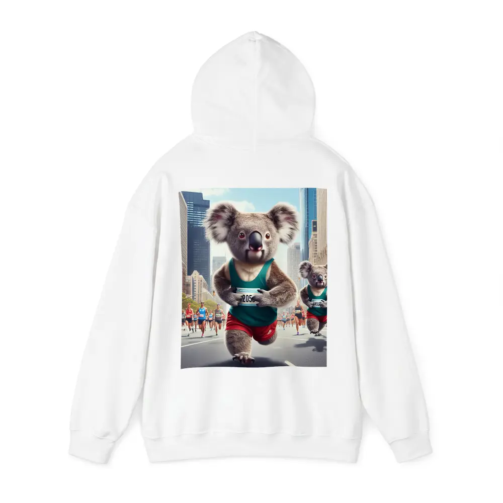 Koalas Running City Marathon Race Art – Hoodies