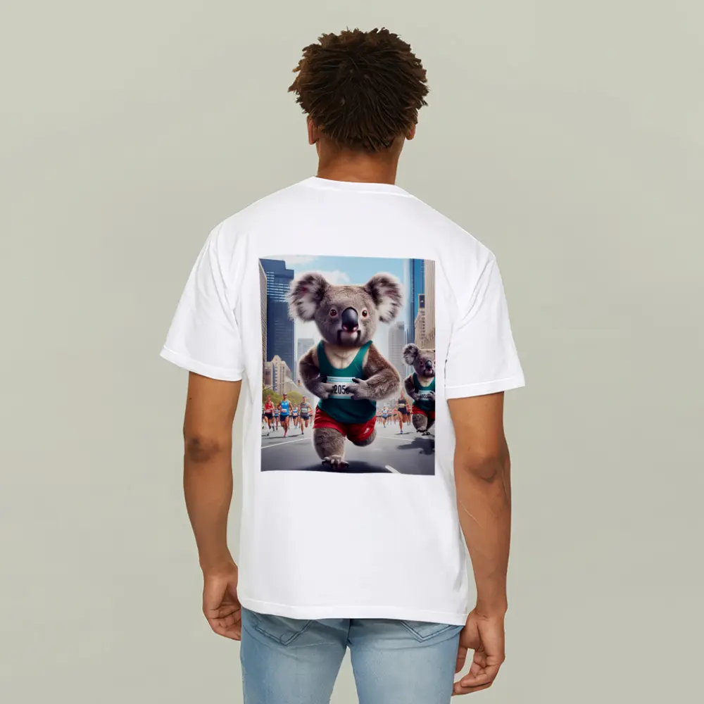 Koalas Running City Marathon Race Art – T-Shirts