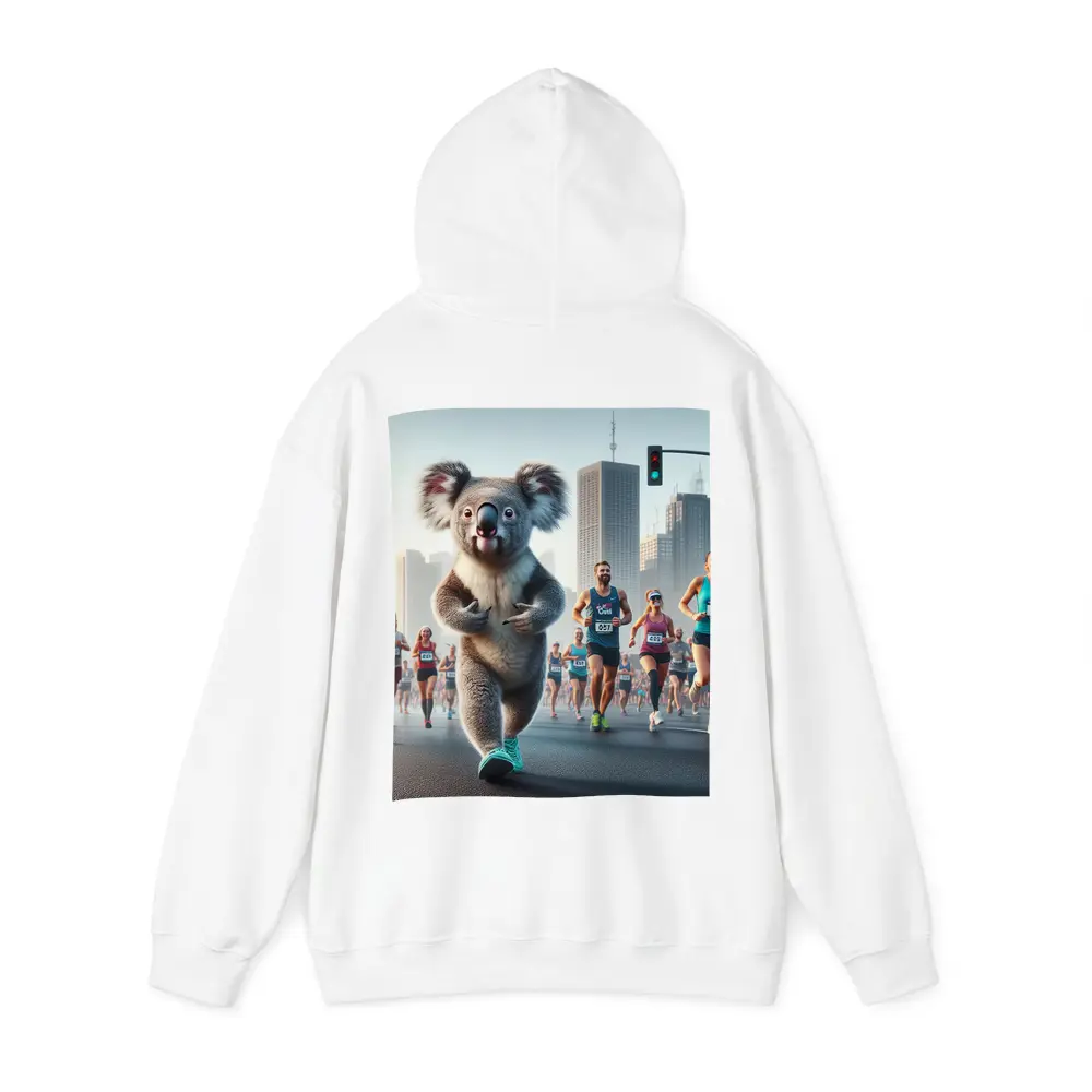 Koala Running City Marathon Race Art – Hoodies