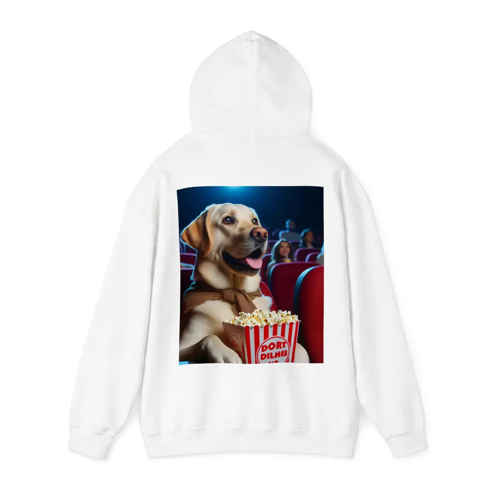 Labrador Retriever Watching Movie With Popcorn – Hoodies