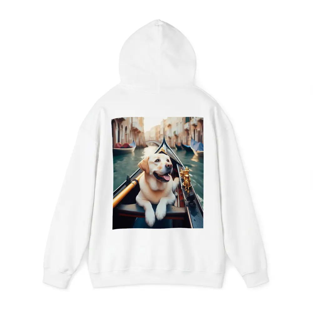 Labrador Retriever Riding Gondola Venice Canal – Hoodies