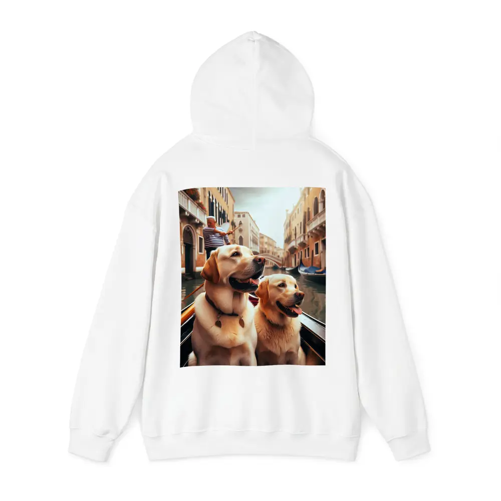 Labrador Retrievers Riding Gondola Venice Canal – Hoodies