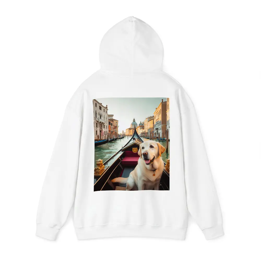 Labrador Retriever Riding Gondola Venice Canal – Hoodies