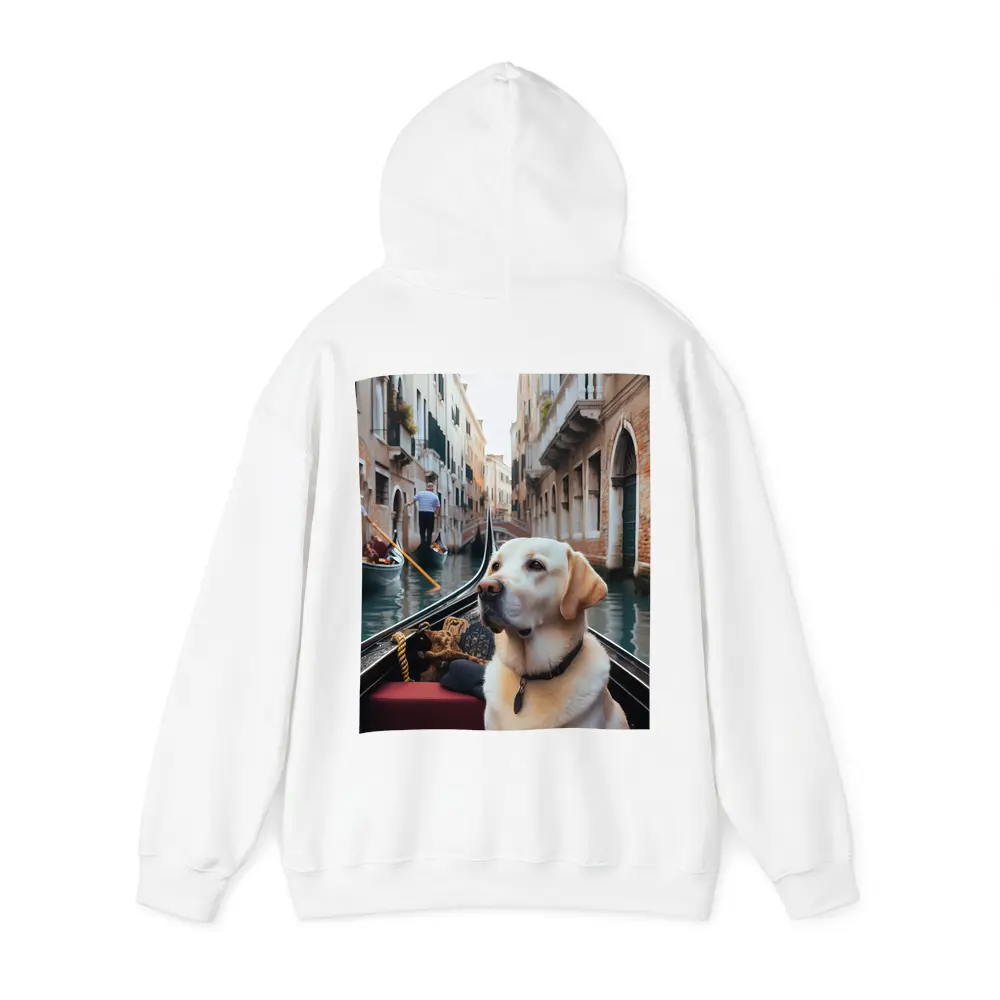 Labrador Retriever Riding Gondola Venice Canal – Hoodies
