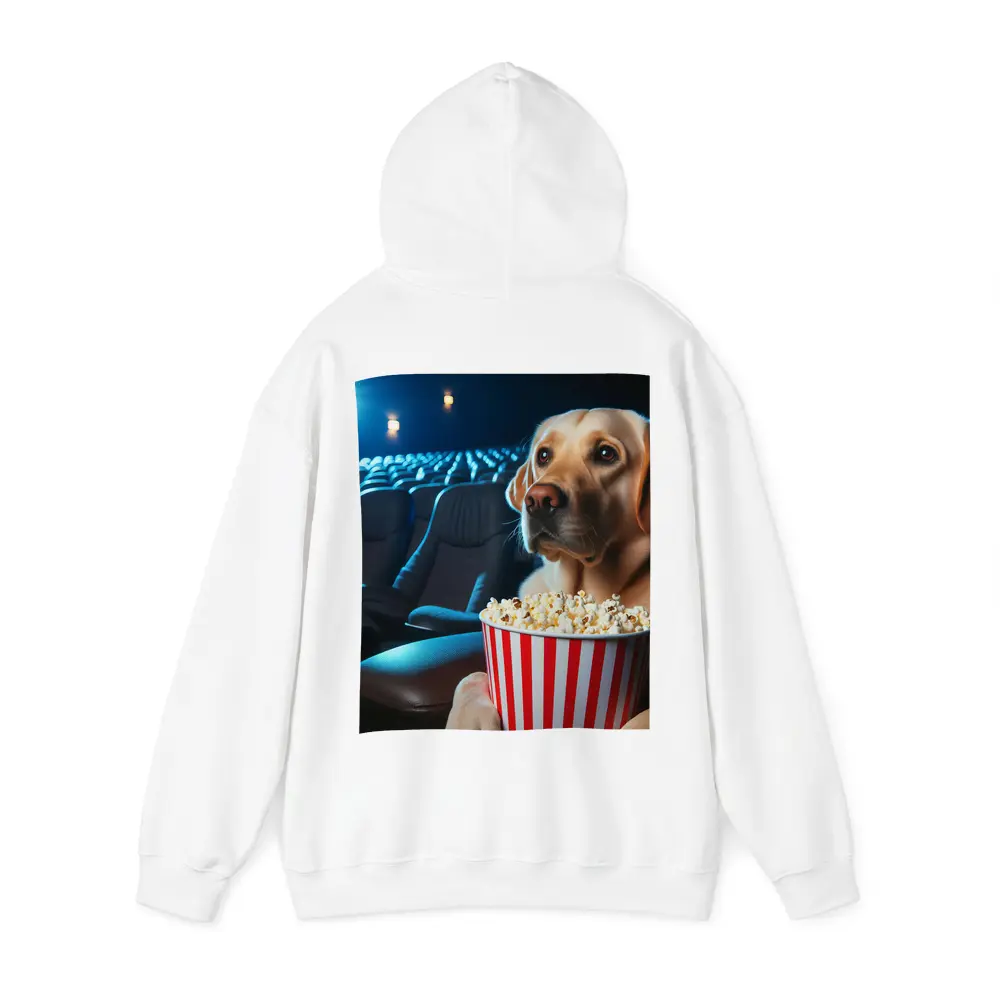Labrador Retriever Watching Movie With Popcorn – Hoodies