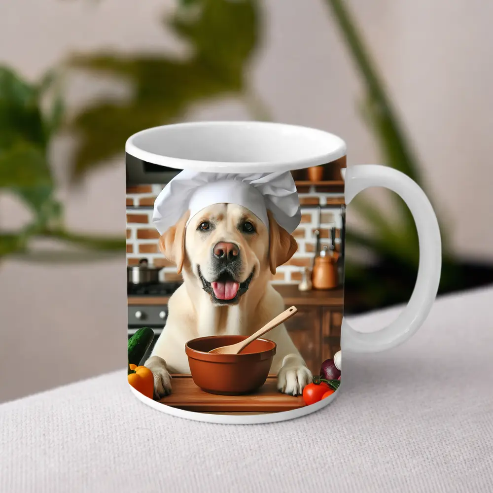 Labrador Retriever Chef Hat Kitchen Cooking – Mugs