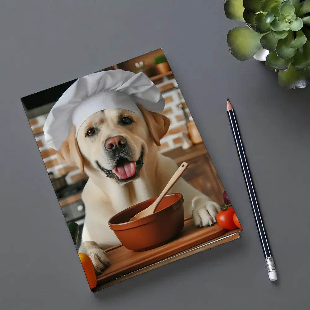 Labrador Retriever Chef Hat Kitchen Cooking – Notebooks