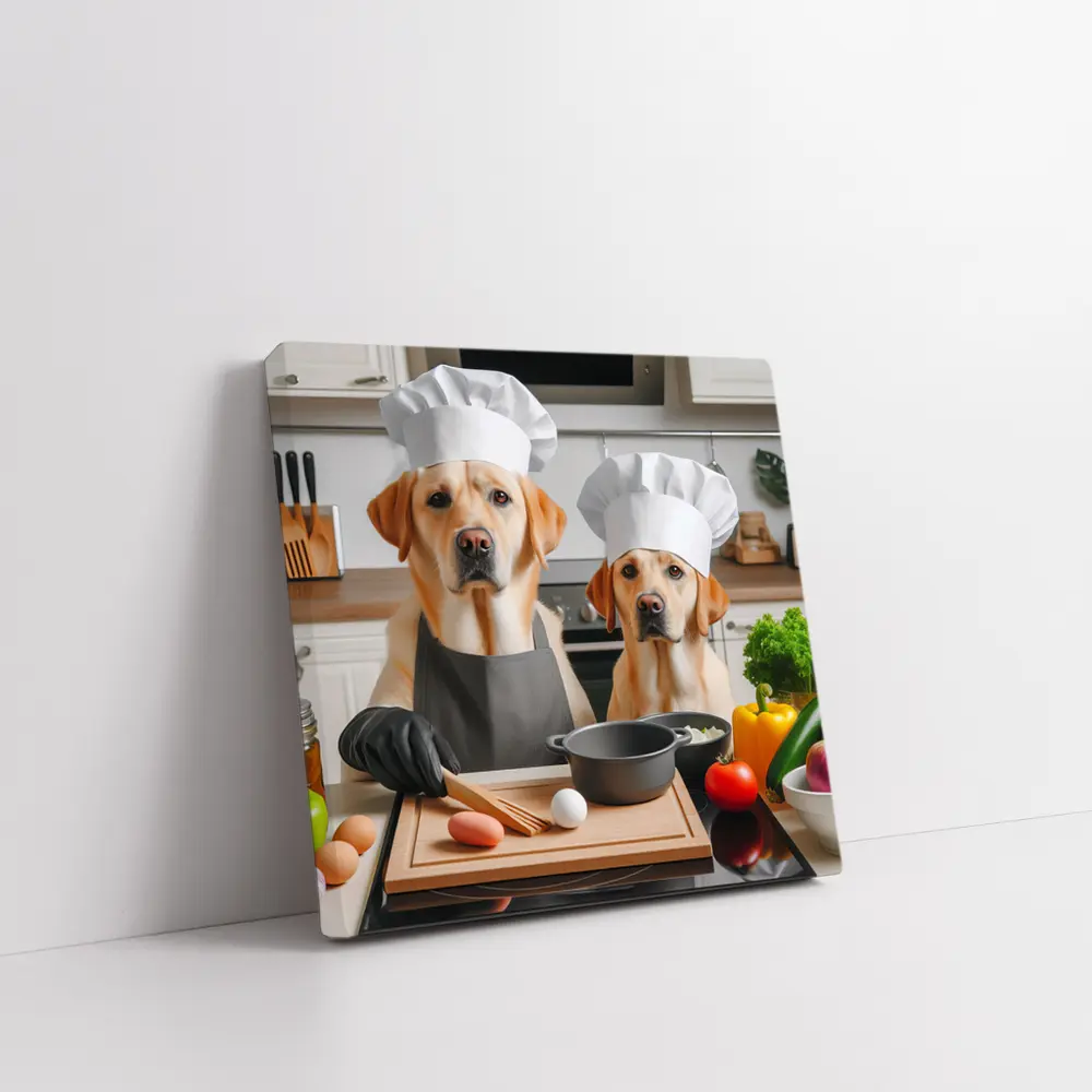 Labrador Retrievers Chef Hats Kitchen Cooking – Wall Art