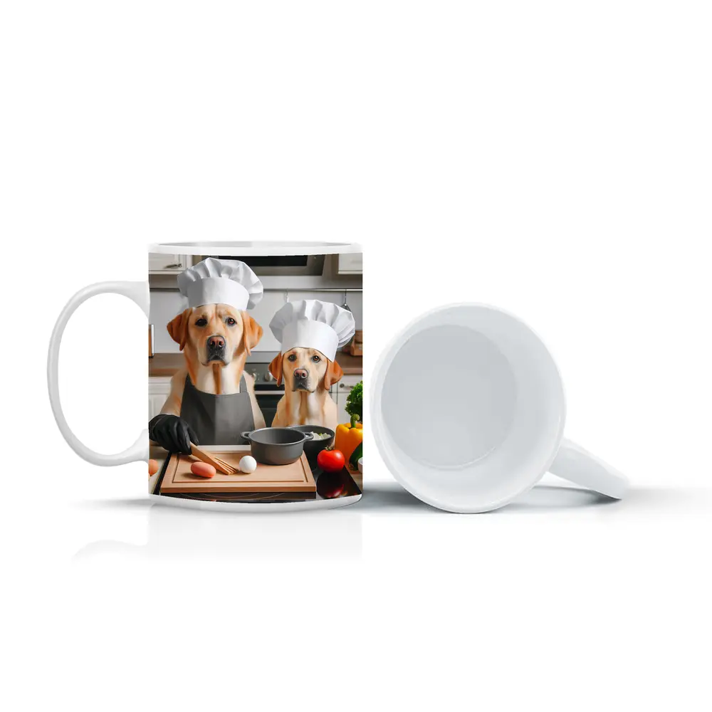 Labrador Retrievers Chef Hats Kitchen Cooking – Mugs