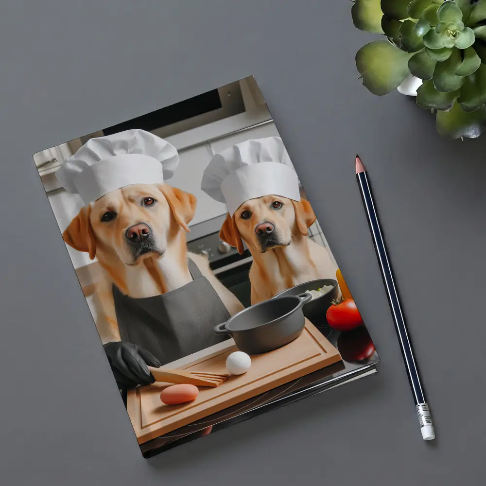 Labrador Retrievers Chef Hats Kitchen Cooking – Notebooks