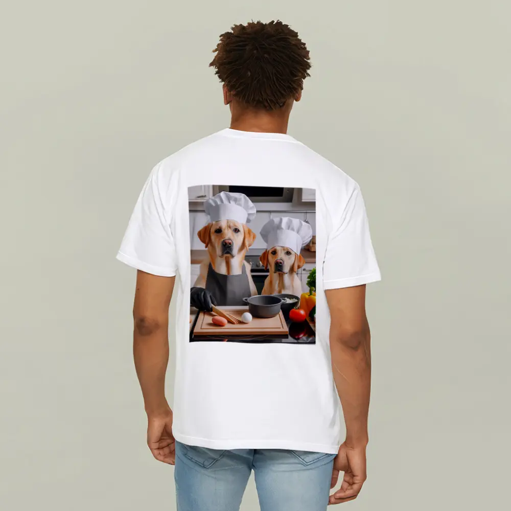 Labrador Retrievers Chef Hats Kitchen Cooking – T-Shirts