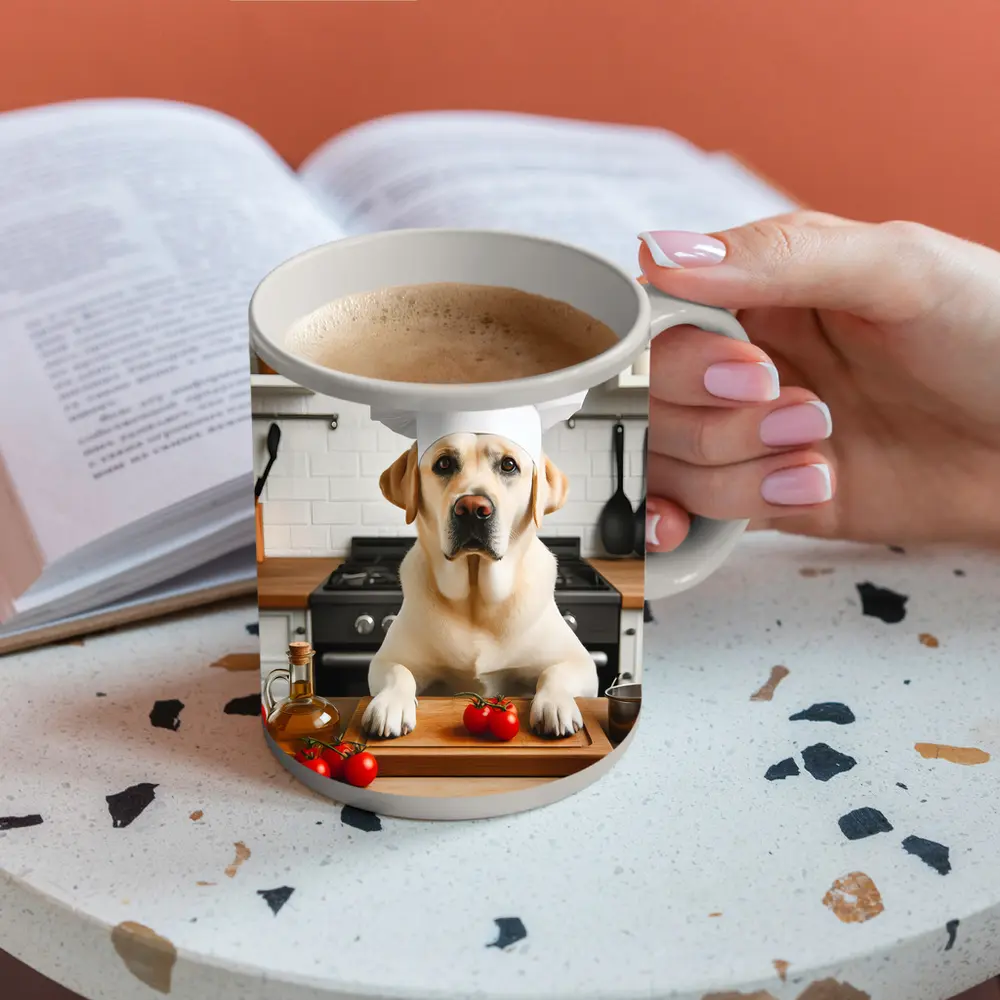 Labrador Retriever Chef Hat Kitchen Cooking – Mugs