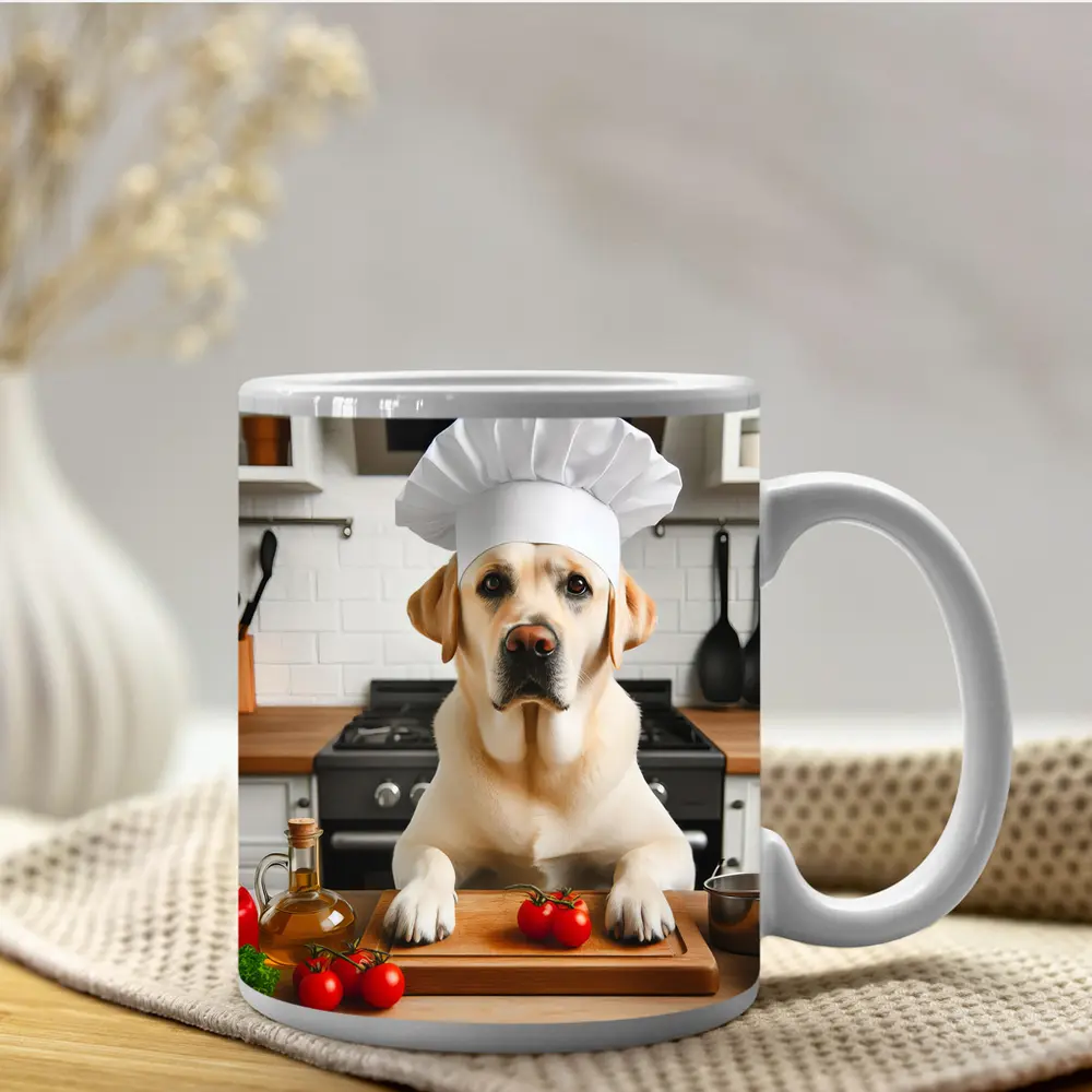 Labrador Retriever Chef Hat Kitchen Cooking – Mugs