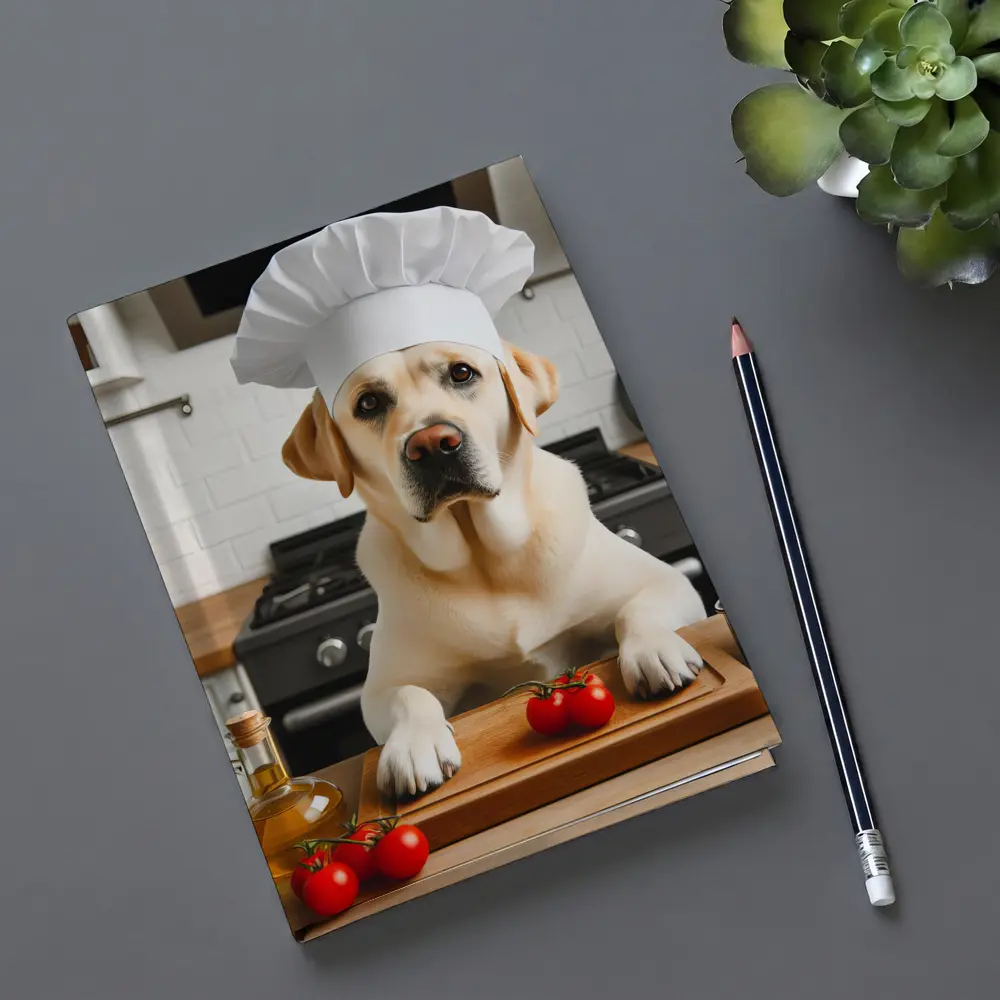 Labrador Retriever Chef Hat Kitchen Cooking – Notebooks