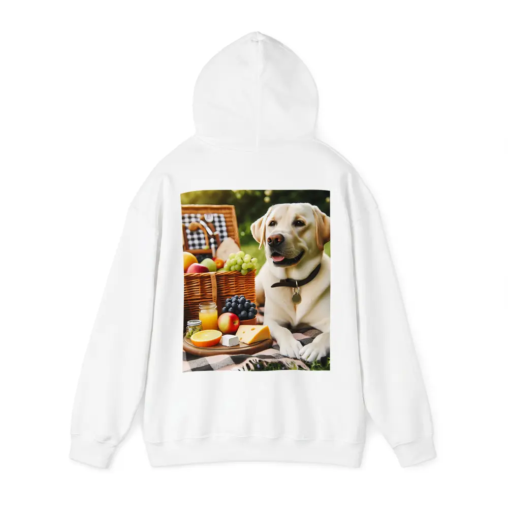 Yellow Labrador Retriever Relaxing at Picnic – Hoodies