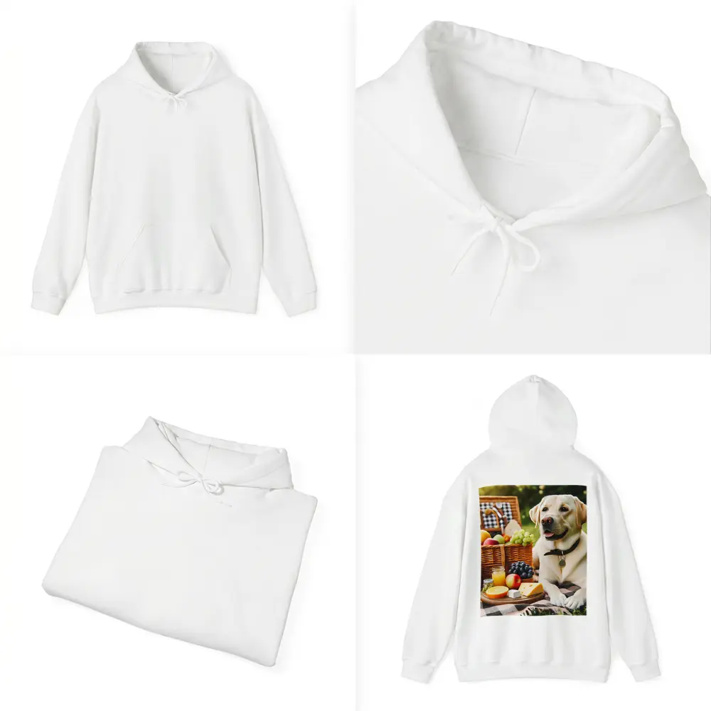 Yellow Labrador Retriever Relaxing at Picnic – Hoodies