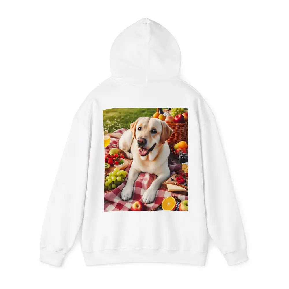 Yellow Labrador Retriever Picnic Blanket Outdoors – Hoodies