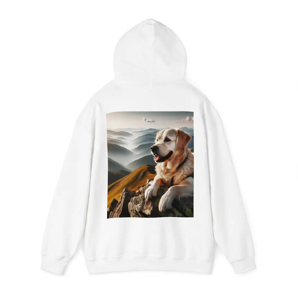 Golden Retriever Dog Mountain Summit View – Hoodies