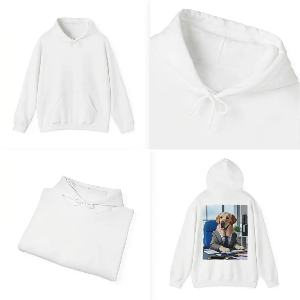 Labrador Retriever Boss Office Desk Suit – Hoodies
