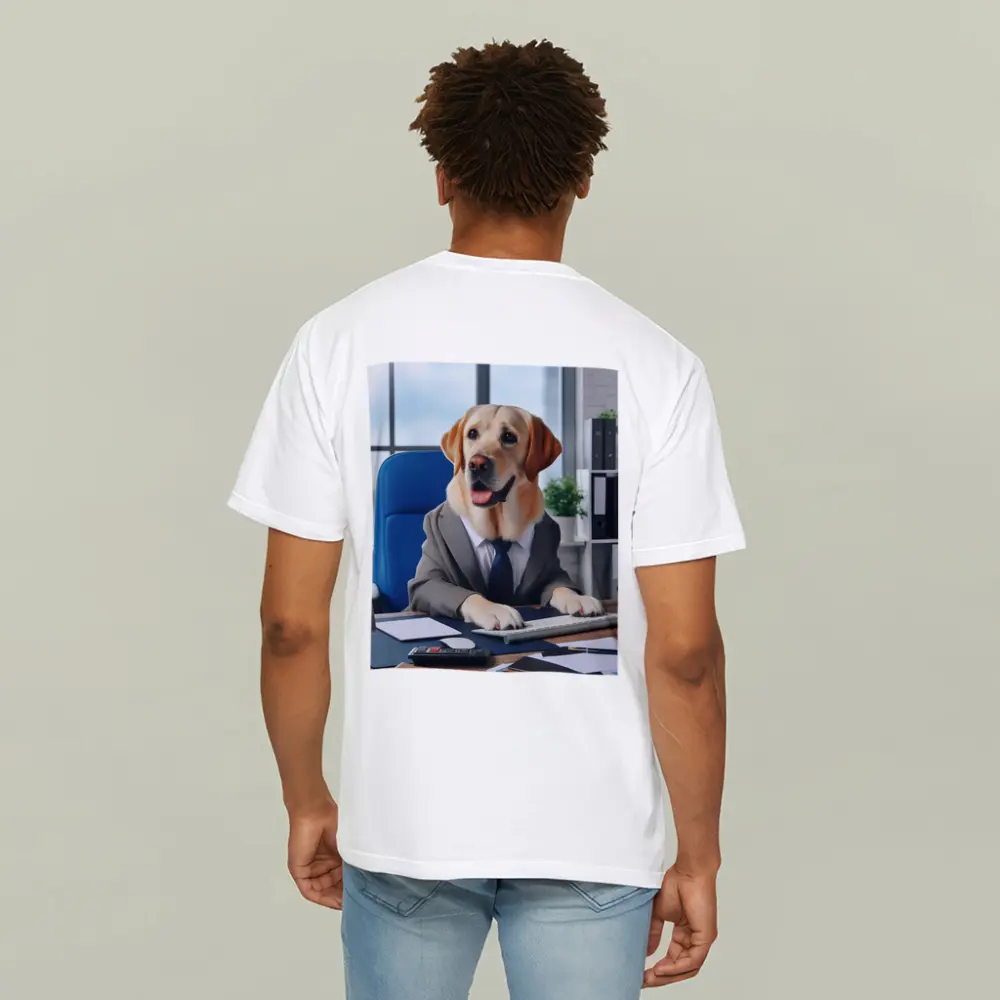 Labrador Retriever Boss Office Desk Suit – T-Shirts
