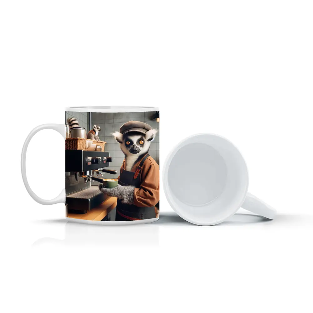 Ring Tailed Lemur Barista Coffee Shop – Mugs