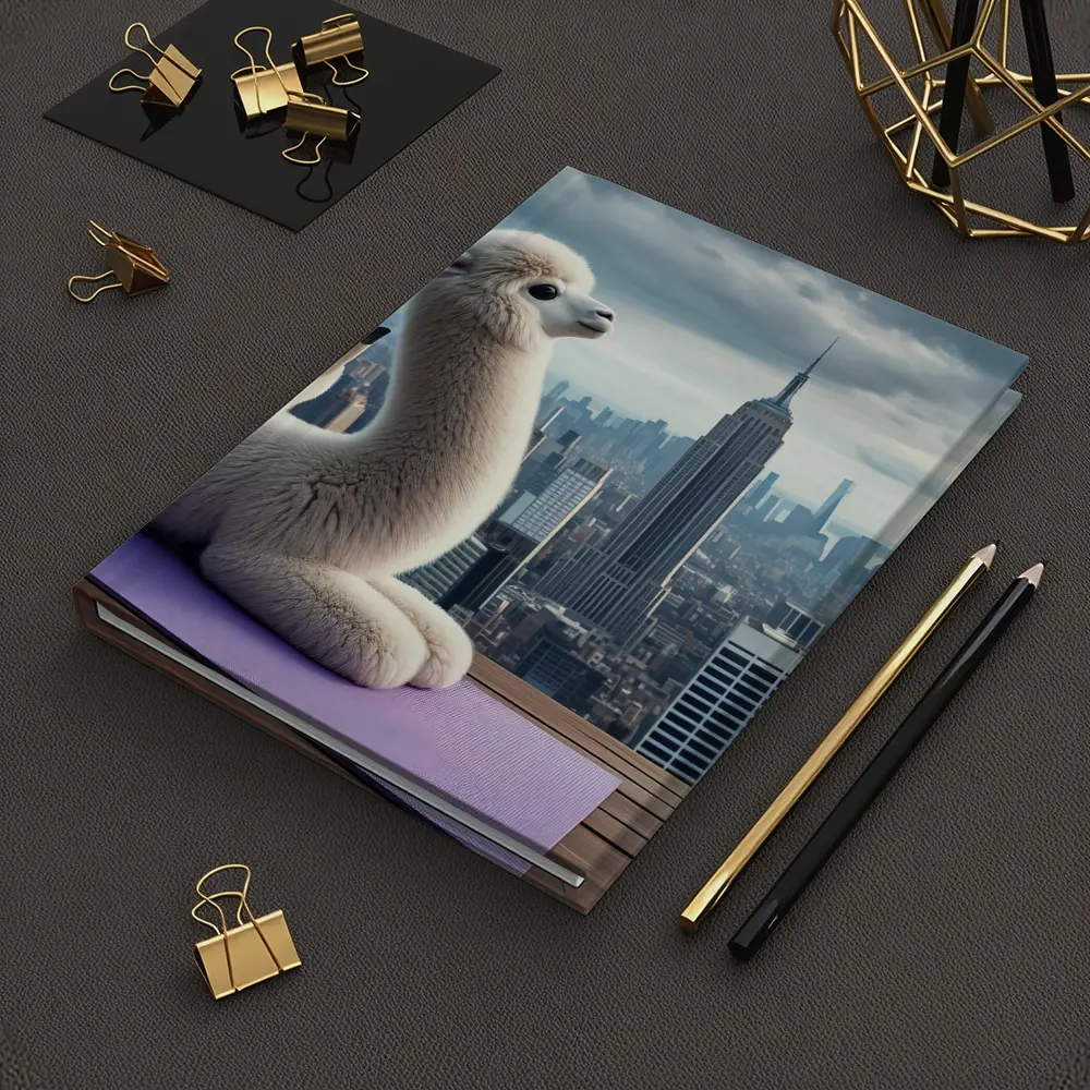 Alpaca Doing Yoga New York City – Notebooks