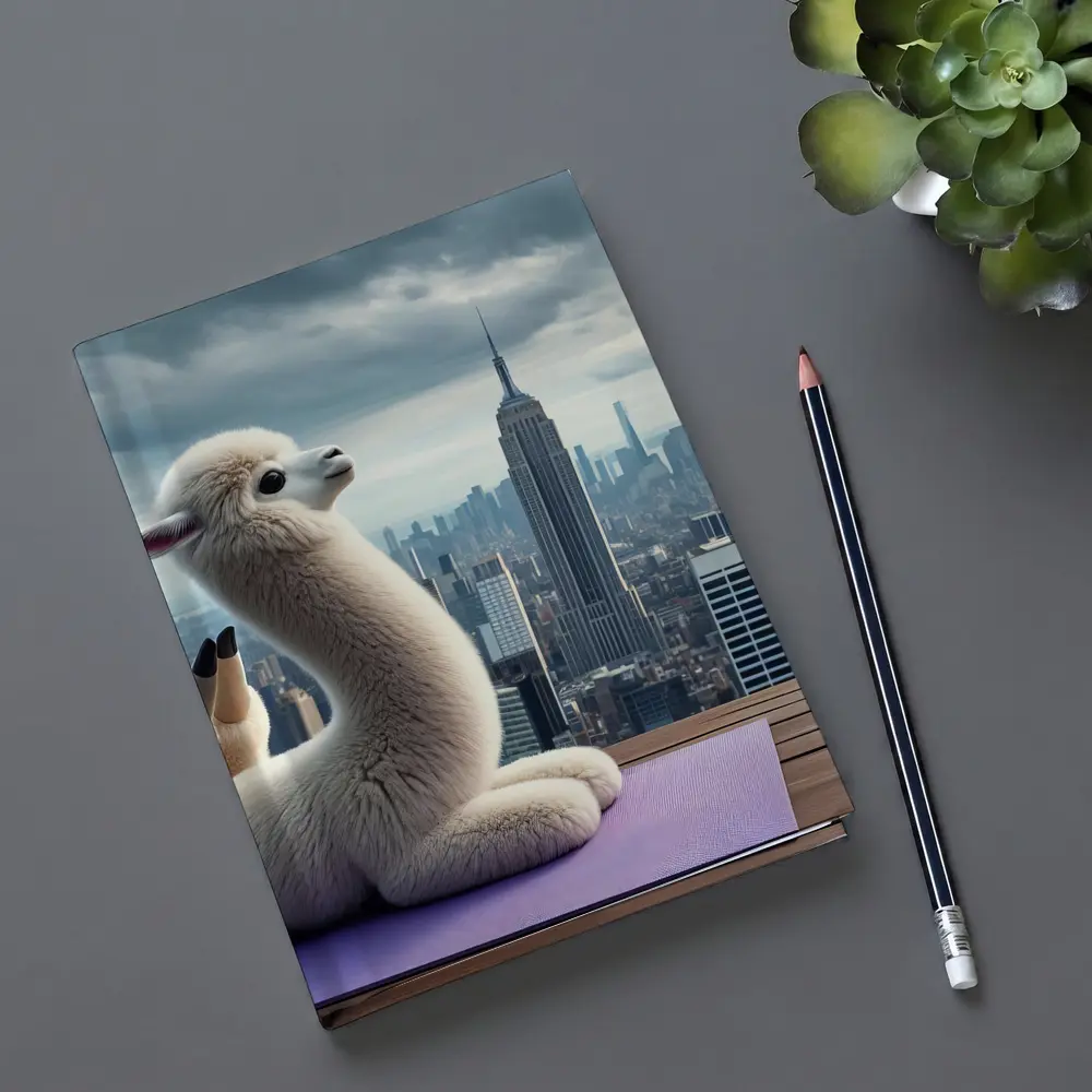 Alpaca Doing Yoga New York City – Notebooks