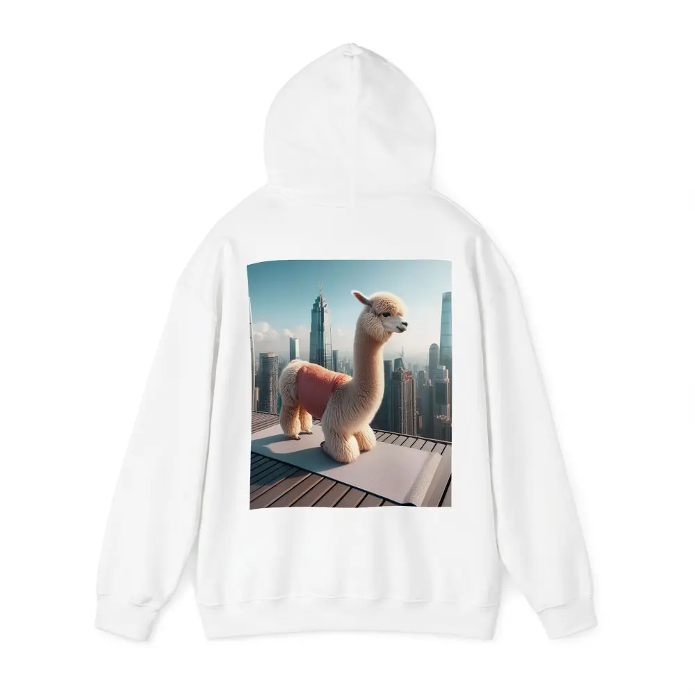 Fluffy Alpaca Yoga Mat City Skyline – Hoodies