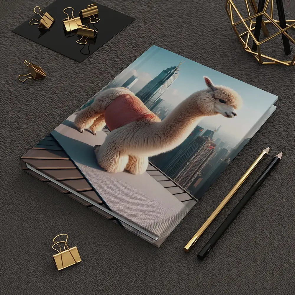 Fluffy Alpaca Yoga Mat City Skyline – Notebooks