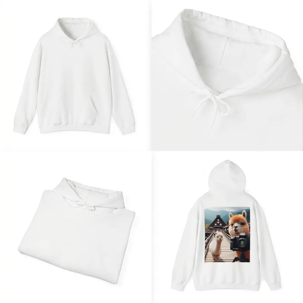 Alpaca Photographer Canon Camera Japan Village – Hoodies