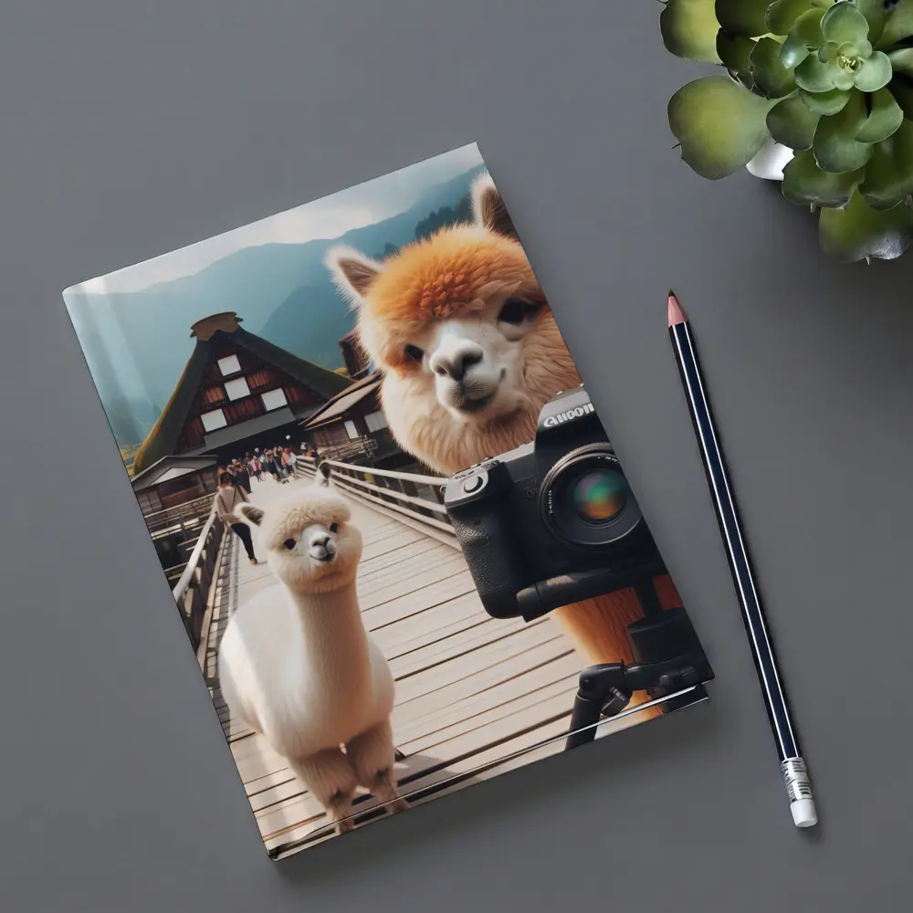 Alpaca Photographer Canon Camera Japan Village – Notebooks