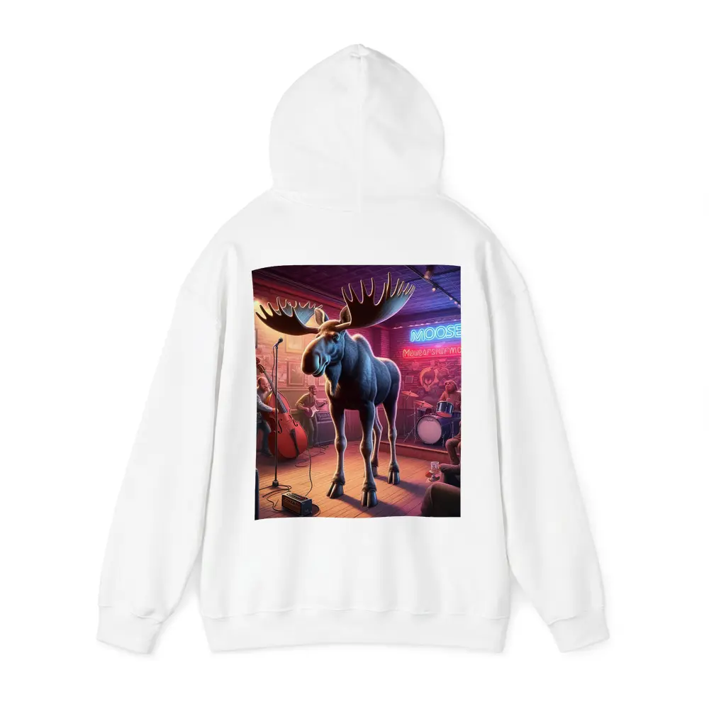 Moose on Stage at Neon Bar – Hoodies