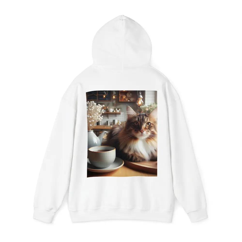 Maine Coon Cat Cozy Cafe Coffee Shop – Hoodies