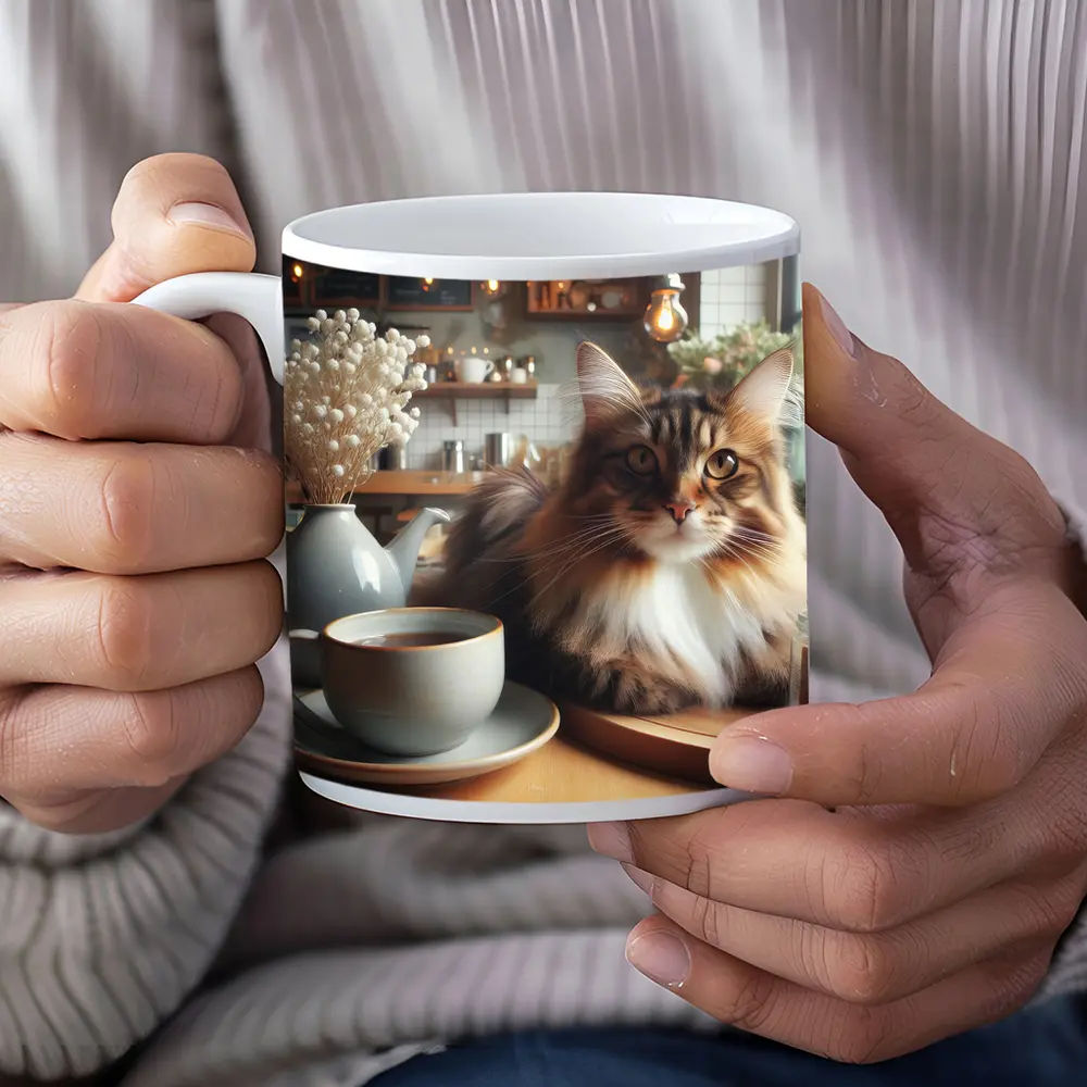 Maine Coon Cat Cozy Cafe Coffee Shop – Mugs