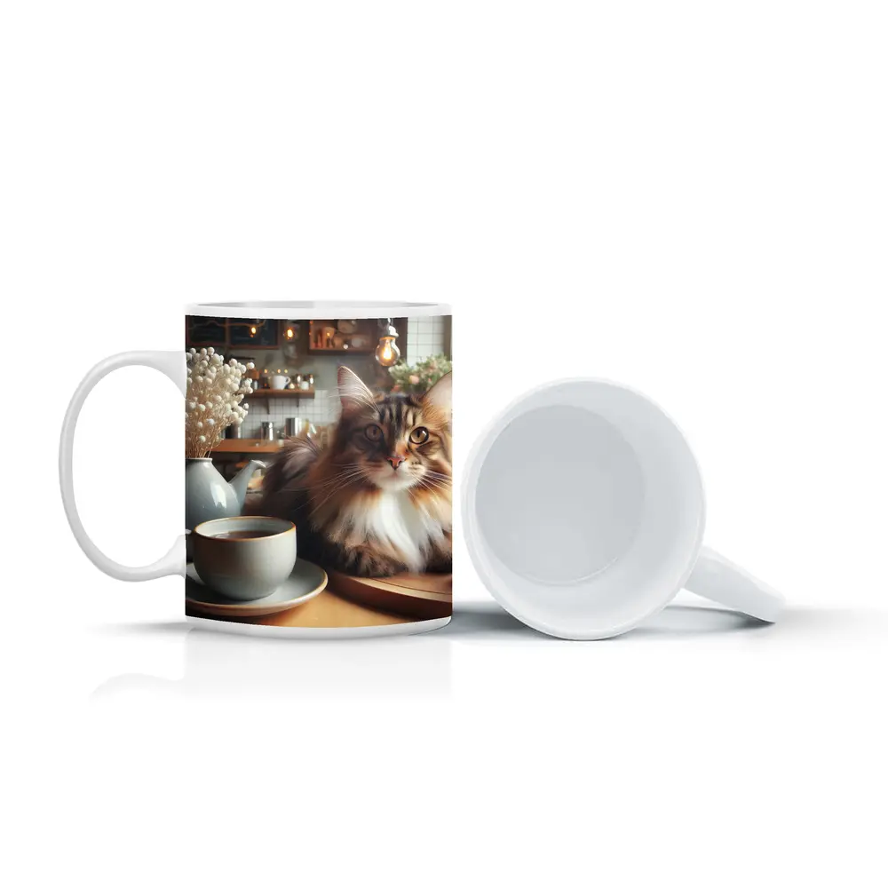 Maine Coon Cat Cozy Cafe Coffee Shop – Mugs