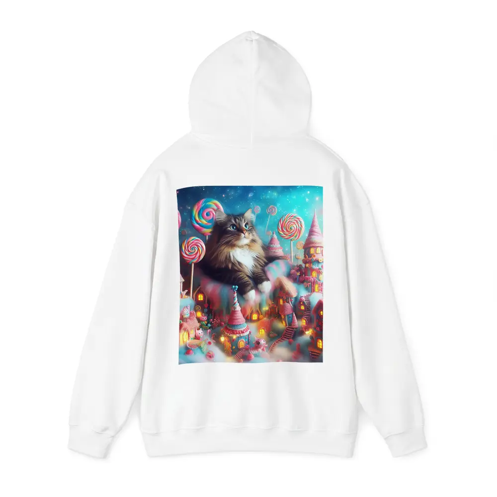 Norwegian Forest Cat Magical Candy Land Fantasy – Hoodies