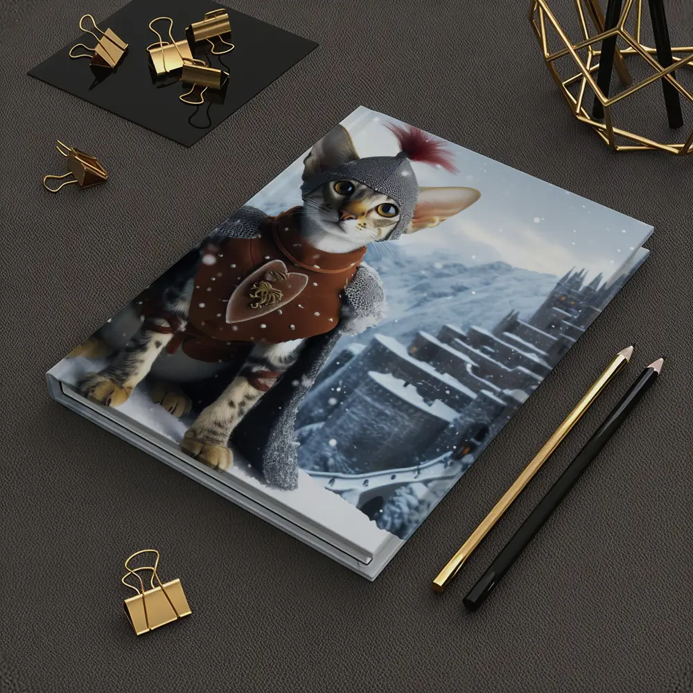 Oriental Shorthair Knight Cat Snow Castle – Notebooks
