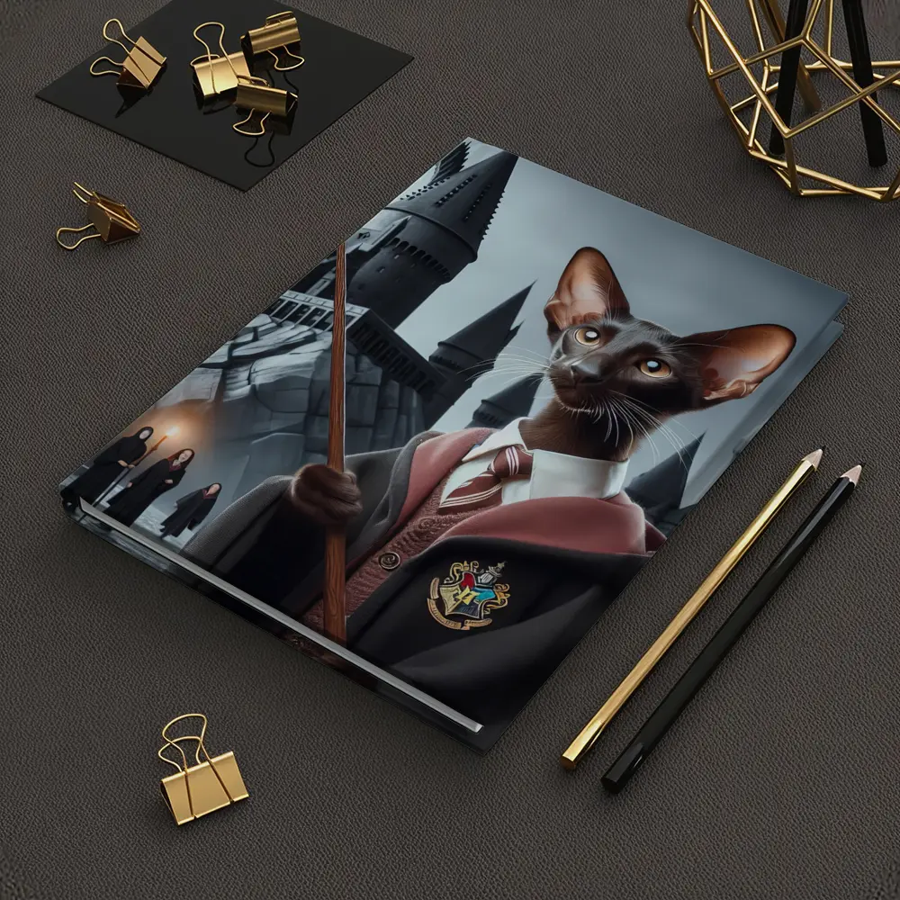 Oriental Shorthair Cat Wizard Castle Fantasy – Notebooks