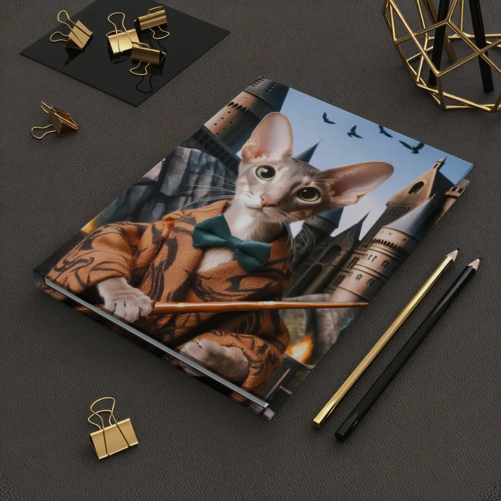 Oriental Shorthair Cat Wizard Castle Fantasy – Notebooks