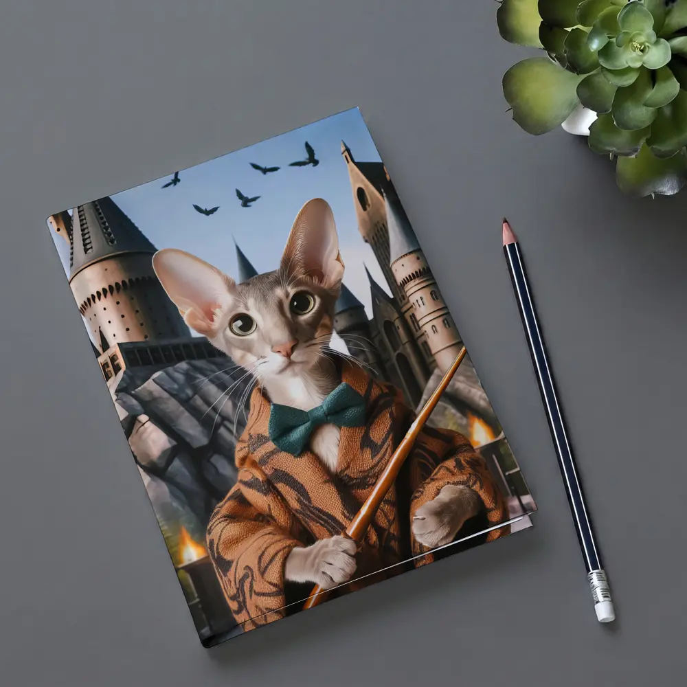 Oriental Shorthair Cat Wizard Castle Fantasy – Notebooks