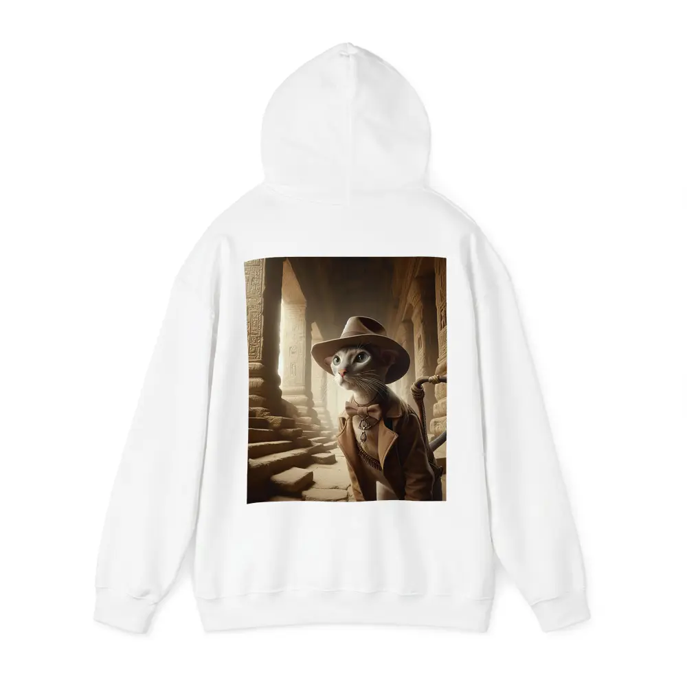 Adventure Cat Explorer Ancient Egyptian Temple – Hoodies