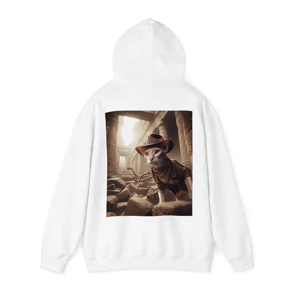 Adventure Cat Explorer Ancient Egyptian Temple – Hoodies